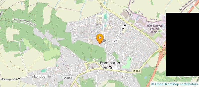 localisation de l'entreprise MONSIEUR JEAN-BAPTISTE LEFEVRE  DAMMARTIN-EN-GOELE