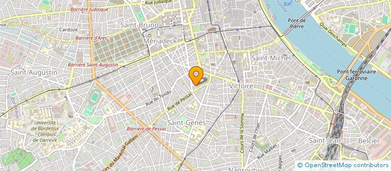 localisation de l'entreprise MONSIEUR JEAN-BAPTISTE LEFLAIVE  BORDEAUX