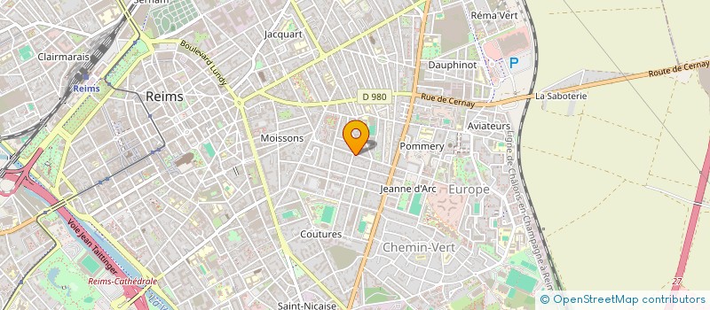 localisation de l'entreprise MONSIEUR JEAN-BAPTISTE LEFRANC  REIMS