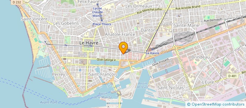 localisation de l'entreprise MONSIEUR JEAN-BAPTISTE LEGAY à LE HAVRE