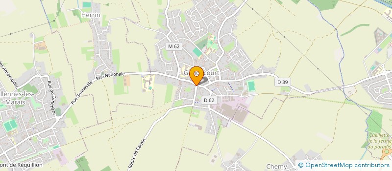 localisation de l'entreprise MONSIEUR JEAN BAPTISTE LEMAIRE  GONDECOURT