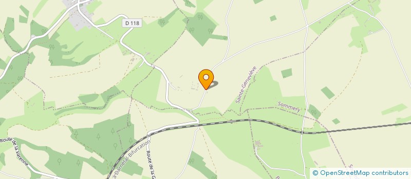 localisation de l'entreprise MONSIEUR JEAN-BAPTISTE LEPICARD  SAINTE-GENEVIEVE