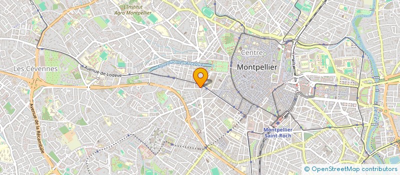 localisation de l'entreprise MONSIEUR JEAN-BAPTISTE LESENNE  MONTPELLIER