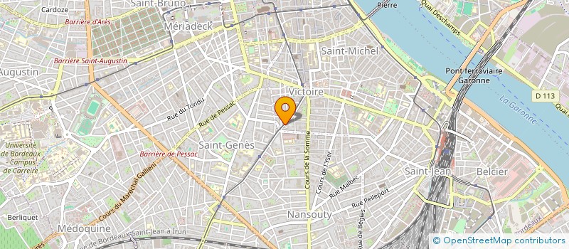 localisation de l'entreprise MONSIEUR JEAN-BAPTISTE LETHIER  BORDEAUX