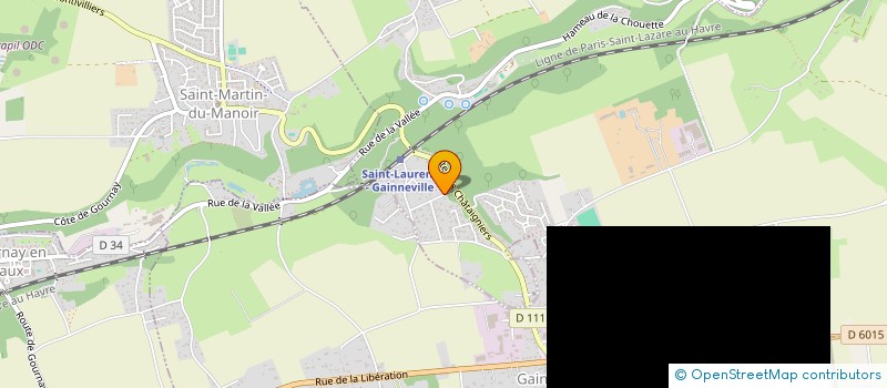 localisation de l'entreprise MONSIEUR JEAN-BAPTISTE LEVEUF  SAINT-LAURENT-DE-BREVEDENT