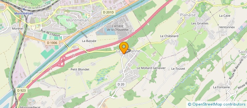 localisation de l'entreprise MONSIEUR JEAN-BAPTISTE LIZEE  LA CHAVANNE