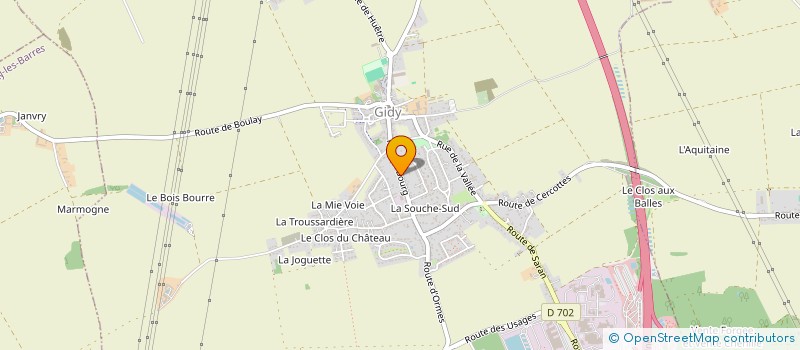 localisation de l'entreprise MONSIEUR JEAN-BAPTISTE LOCHET  GIDY