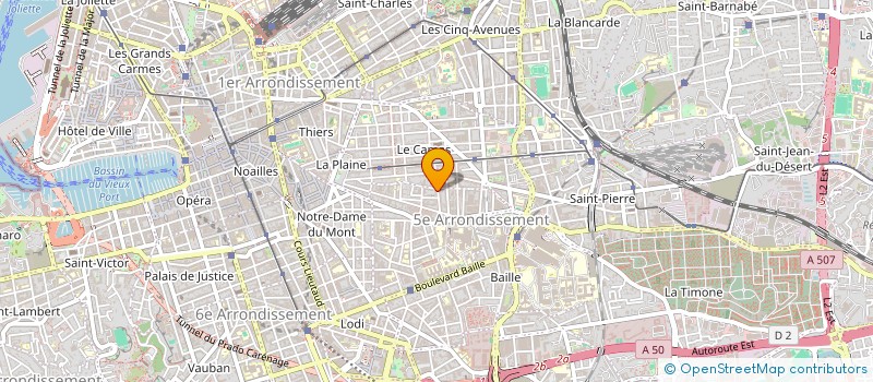 localisation de l'entreprise MONSIEUR JEAN-BAPTISTE LORTION  MARSEILLE