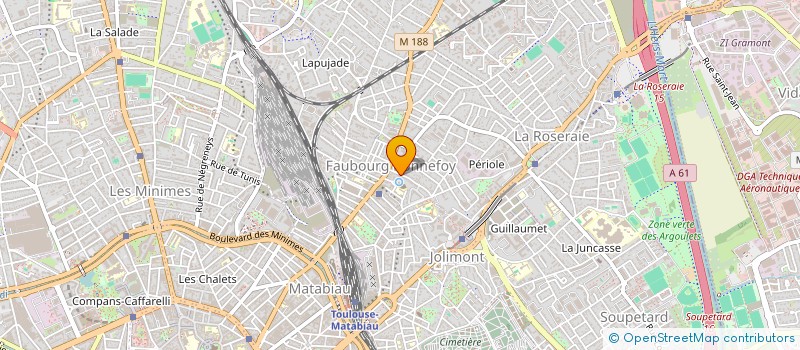 localisation de l'entreprise MONSIEUR JEAN-BAPTISTE LOUSTALOT  TOULOUSE