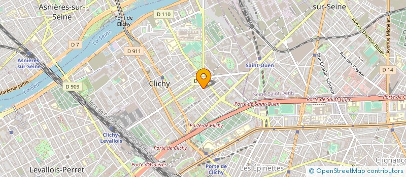 localisation de l'entreprise MONSIEUR JEAN BAPTISTE LUGGER à CLICHY