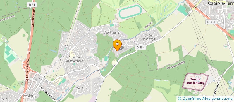 localisation de l'entreprise MONSIEUR JEAN-BAPTISTE MAIN  FEROLLES-ATTILLY