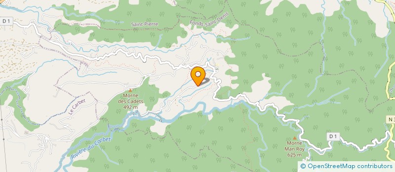 localisation de l'entreprise MONSIEUR JEAN-BAPTISTE MAIZEROL-EUGENE  FONDS-SAINT-DENIS