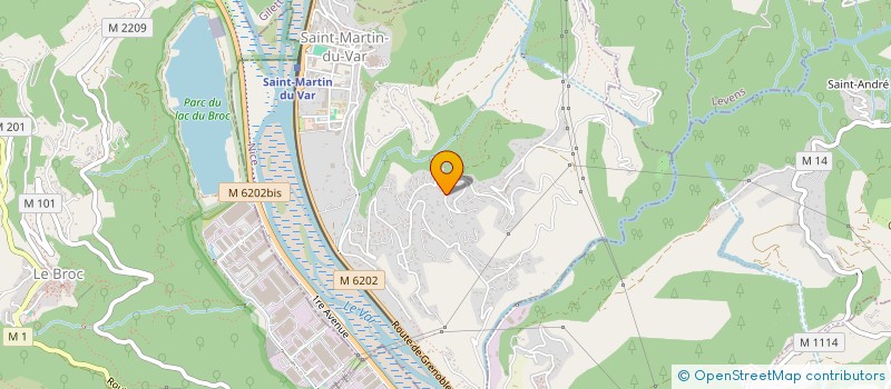 localisation de l'entreprise MONSIEUR JEAN-BAPTISTE MALFATTI  SAINT-MARTIN-DU-VAR