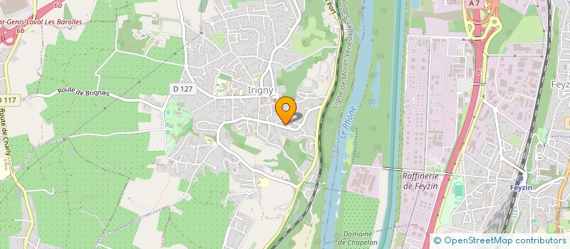 localisation de l'entreprise MONSIEUR JEAN-BAPTISTE MARREL  IRIGNY