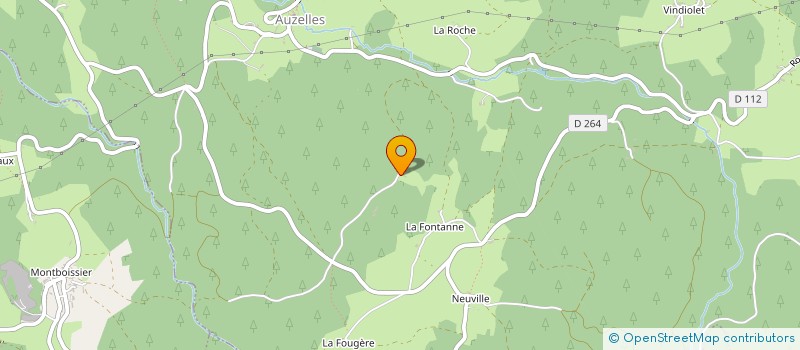 localisation de l'entreprise MONSIEUR JEAN-BAPTISTE MARTIN  AUZELLES