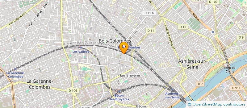 localisation de l'entreprise MONSIEUR JEAN-BAPTISTE MARTIN à BOIS-COLOMBES