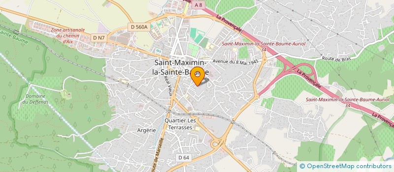 localisation de l'entreprise MONSIEUR JEAN-BAPTISTE MARTIN à SAINT-MAXIMIN-LA-SAINTE-BAUME