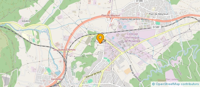 localisation de l'entreprise MONSIEUR JEAN BAPTISTE MARTIN à GARDANNE