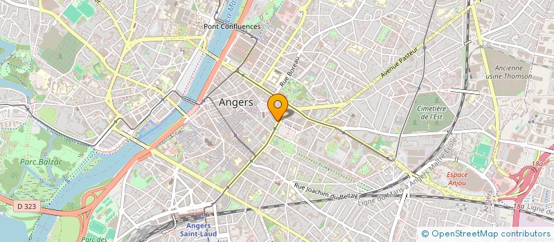 localisation de l'entreprise MONSIEUR JEAN BAPTISTE MARTY à ANGERS