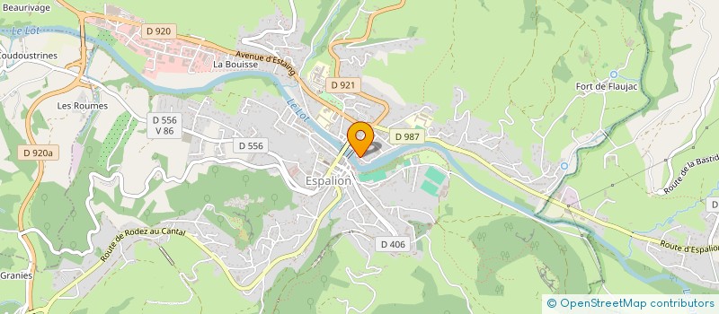 localisation de l'entreprise MONSIEUR JEAN-BAPTISTE MARTY à ESPALION