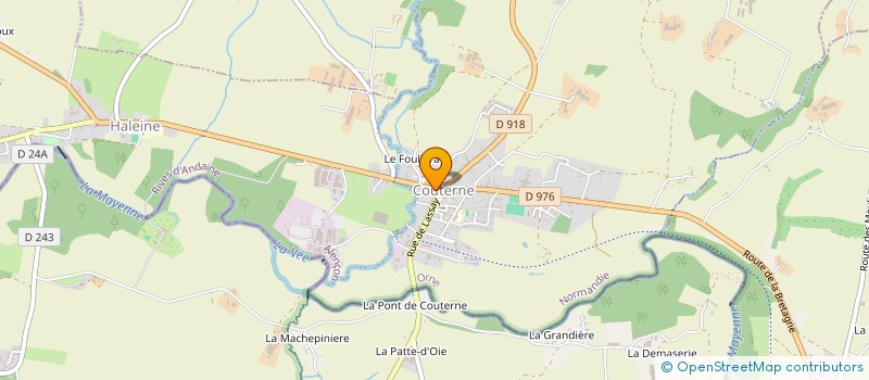 localisation de l'entreprise MONSIEUR JEAN-BAPTISTE MASSERON à RIVES D'ANDAINE