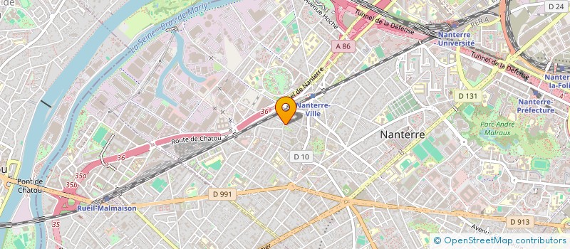 localisation de l'entreprise MONSIEUR JEAN-BAPTISTE MATRAY  NANTERRE