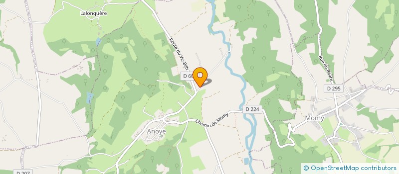 localisation de l'entreprise MONSIEUR JEAN-BAPTISTE MATRICON  ANOYE