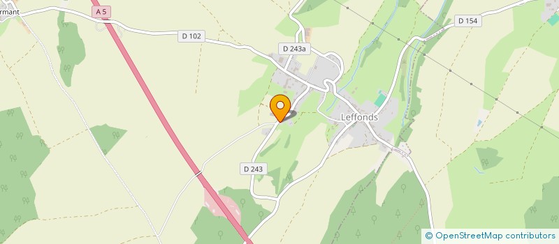 localisation de l'entreprise MONSIEUR JEAN BAPTISTE MAUPIN à LEFFONDS