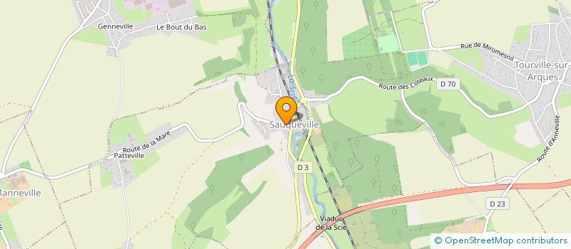 localisation de l'entreprise MONSIEUR JEAN-BAPTISTE MAURY  SAUQUEVILLE