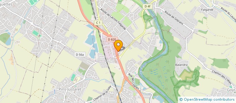 localisation de l'entreprise MONSIEUR JEAN-BAPTISTE MAZZOLO  PINSAGUEL