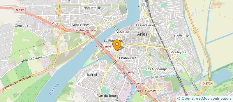 localisation de l'entreprise MONSIEUR JEAN-BAPTISTE MELONI à ARLES