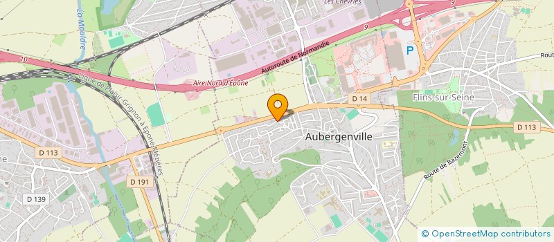 localisation de l'entreprise MONSIEUR JEAN-BAPTISTE MENDY  AUBERGENVILLE