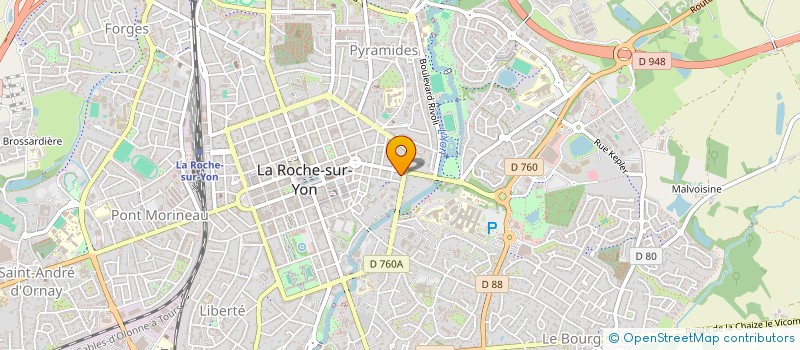 localisation de l'entreprise MONSIEUR JEAN BAPTISTE MEYER à LA ROCHE-SUR-YON