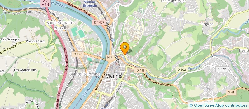 localisation de l'entreprise MONSIEUR JEAN-BAPTISTE MIACHON  VIENNE