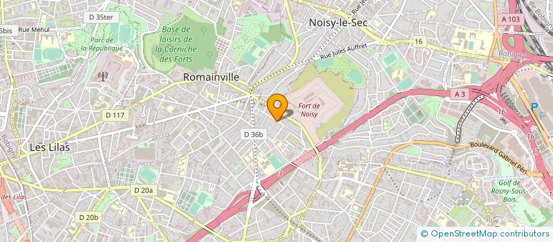 localisation de l'entreprise MONSIEUR JEAN-BAPTISTE MILHIET à ROMAINVILLE