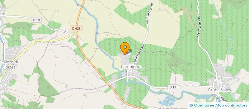 localisation de l'entreprise MONSIEUR JEAN BAPTISTE MILONE  CAMBIEURE