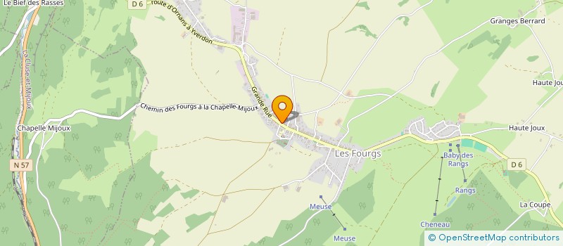 localisation de l'entreprise MONSIEUR JEAN-BAPTISTE MINARY  GRANGES-NARBOZ