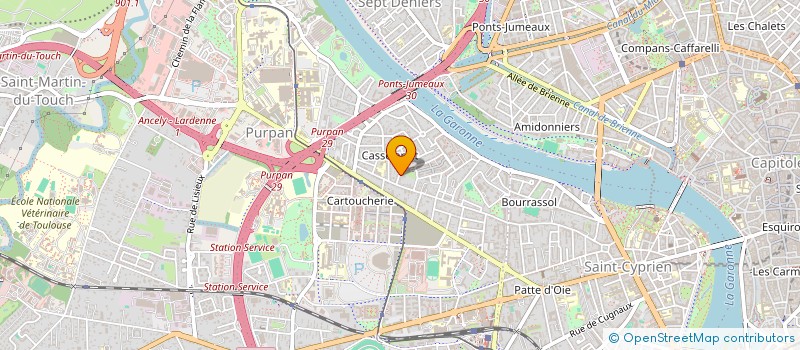 localisation de l'entreprise MONSIEUR JEAN-BAPTISTE MOLLIER  TOULOUSE