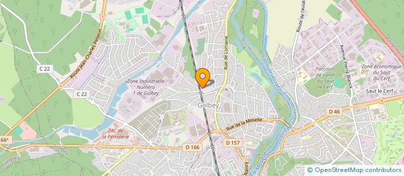 localisation de l'entreprise MONSIEUR JEAN BAPTISTE MOREL  GOLBEY