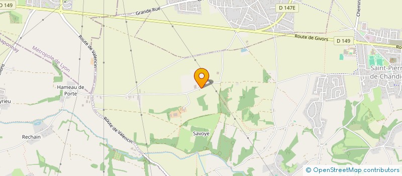 localisation de l'entreprise MONSIEUR JEAN BAPTISTE MOULIN  SAINT-PIERRE-DE-CHANDIEU