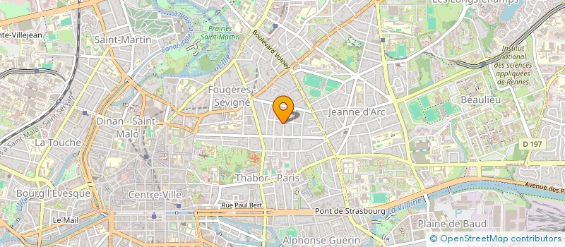 localisation de l'entreprise MONSIEUR JEAN-BAPTISTE MOYER  RENNES