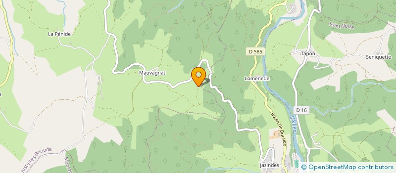 localisation de l'entreprise MONSIEUR JEAN-BAPTISTE NAUTON  SAINT-JUST-PRES-BRIOUDE