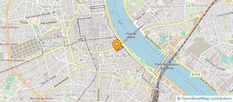 localisation de l'entreprise MONSIEUR JEAN BAPTISTE NETTRE  BORDEAUX