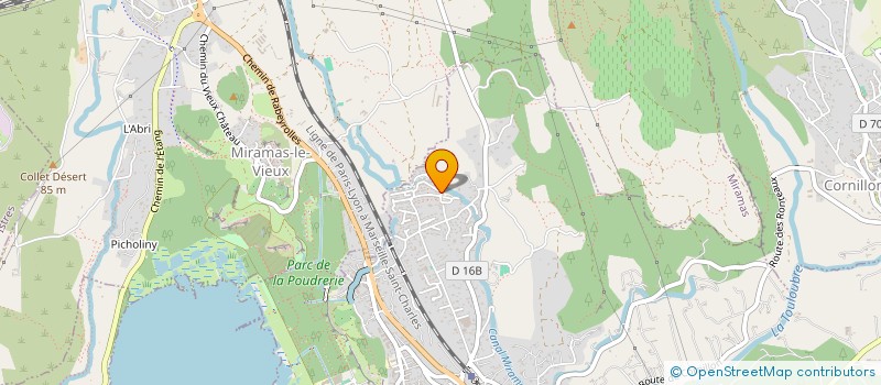 localisation de l'entreprise MONSIEUR JEAN-BAPTISTE NIUBO  SAINT-CHAMAS