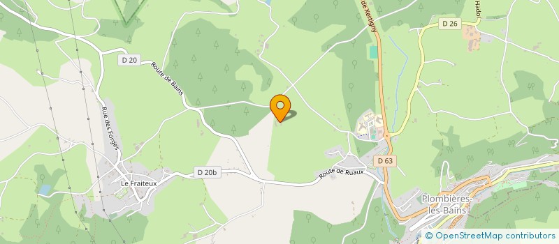 localisation de l'entreprise MONSIEUR JEAN-BAPTISTE NOEL  PLOMBIERES-LES-BAINS