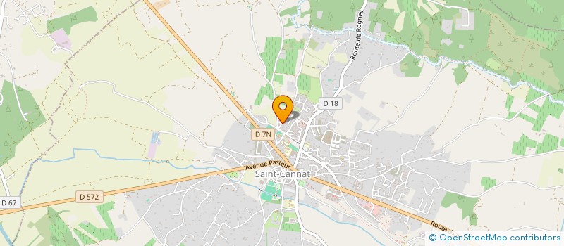 localisation de l'entreprise MONSIEUR JEAN-BAPTISTE NOUET  SAINT-CANNAT