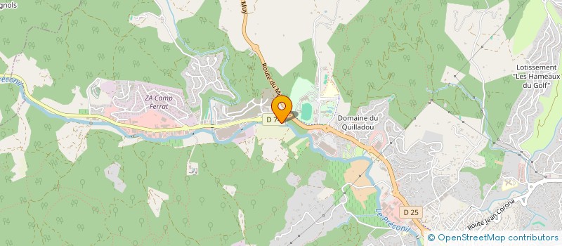 localisation de l'entreprise MONSIEUR JEAN-BAPTISTE OLAGNERO  LE PLAN-DE-LA-TOUR