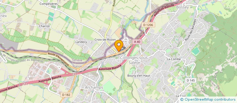 localisation de l'entreprise MONSIEUR JEAN-BAPTISTE ORY  COLLONGES-SOUS-SALEVE