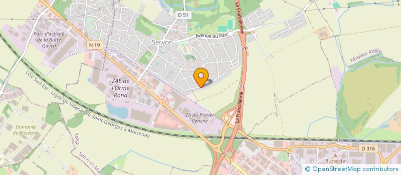 localisation de l'entreprise MONSIEUR JEAN-BAPTISTE OSES  SERVON