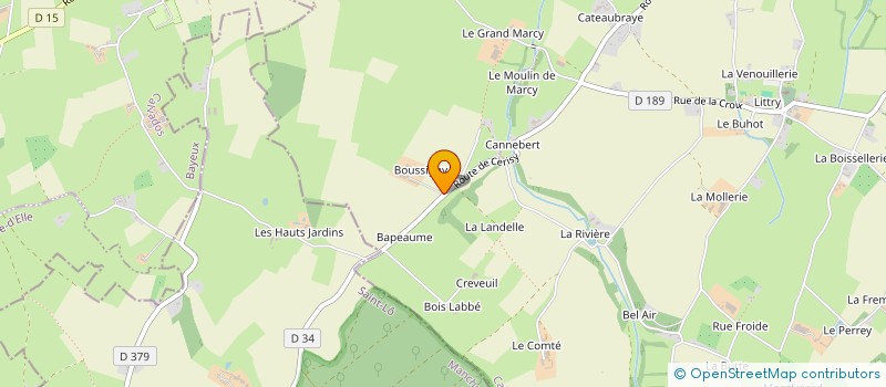 localisation de l'entreprise MONSIEUR JEAN BAPTISTE OZENNE  LE MOLAY-LITTRY